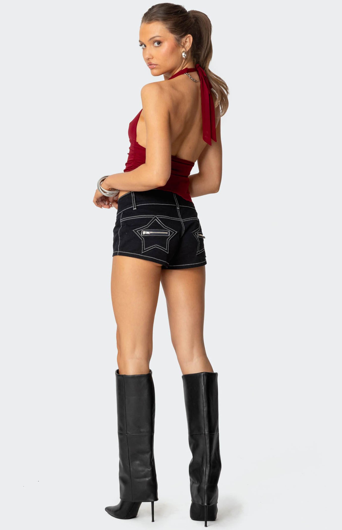 Edikted Yazi Star Micro Shorts | PacSun