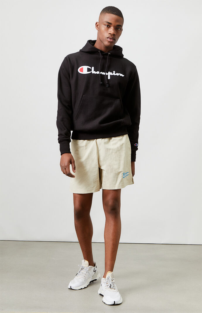Champion embroidered sale script hoodie