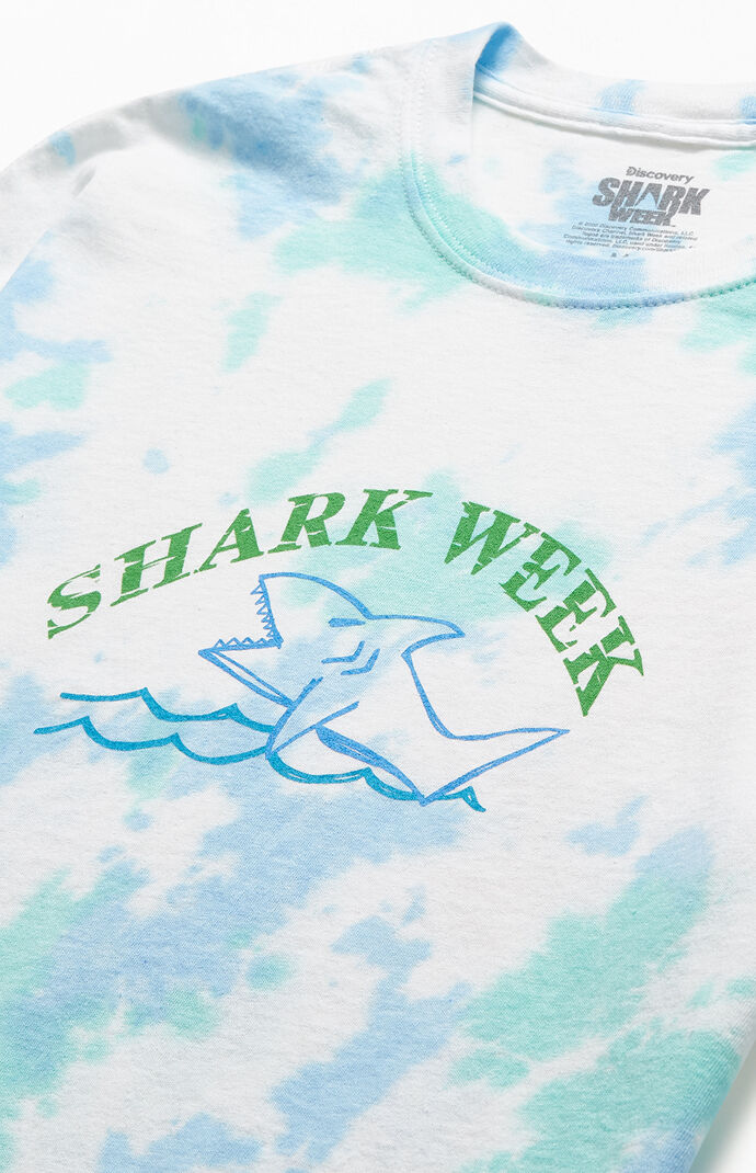 Discovery Shark Week Tie-Dye Doodle T-Shirt