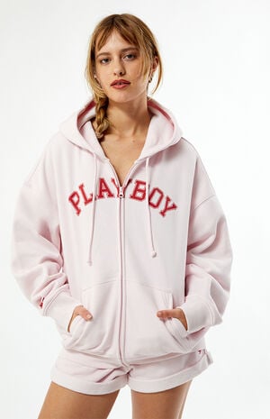 By PacSun Oversized Zip Up Hoodie image number 1