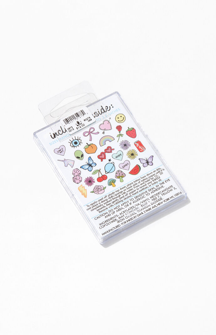 Retro Littles Temporary Tattoo Pack