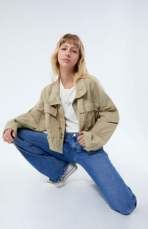 Twill Cargo Jacket image number 1