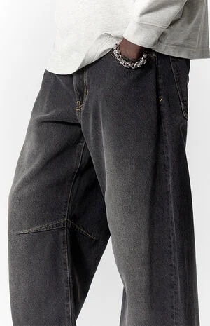 Mason Baggy Barrel Jeans Dart Black image number 6