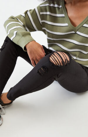 Black Perfect Fit Jeggings image number 2