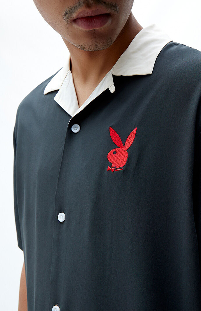 Playboy By PacSun Retreat Camp Shirt 