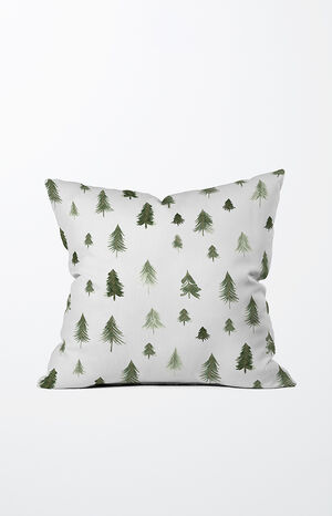 Tree Large Outdoor Throw Pillow image number 1