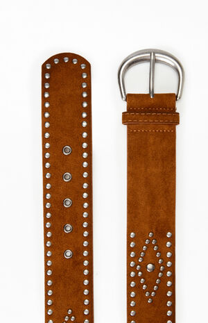 Suede Studded Belt image number 2