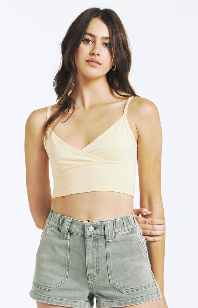 Sugar Surplice Cami Tank Top