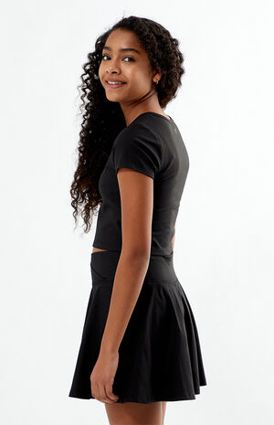 PAC WHISPER Active Black Crossover Mini Skort image number 2