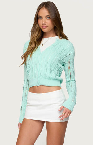 Haisley Cable Knit Cardigan image number 2