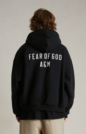 Black Heavy Fleece University Full Zip Hoodie image number 4