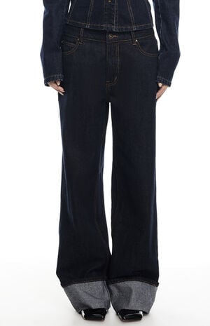 Top Model Cuffed Baggy Jeans image number 1