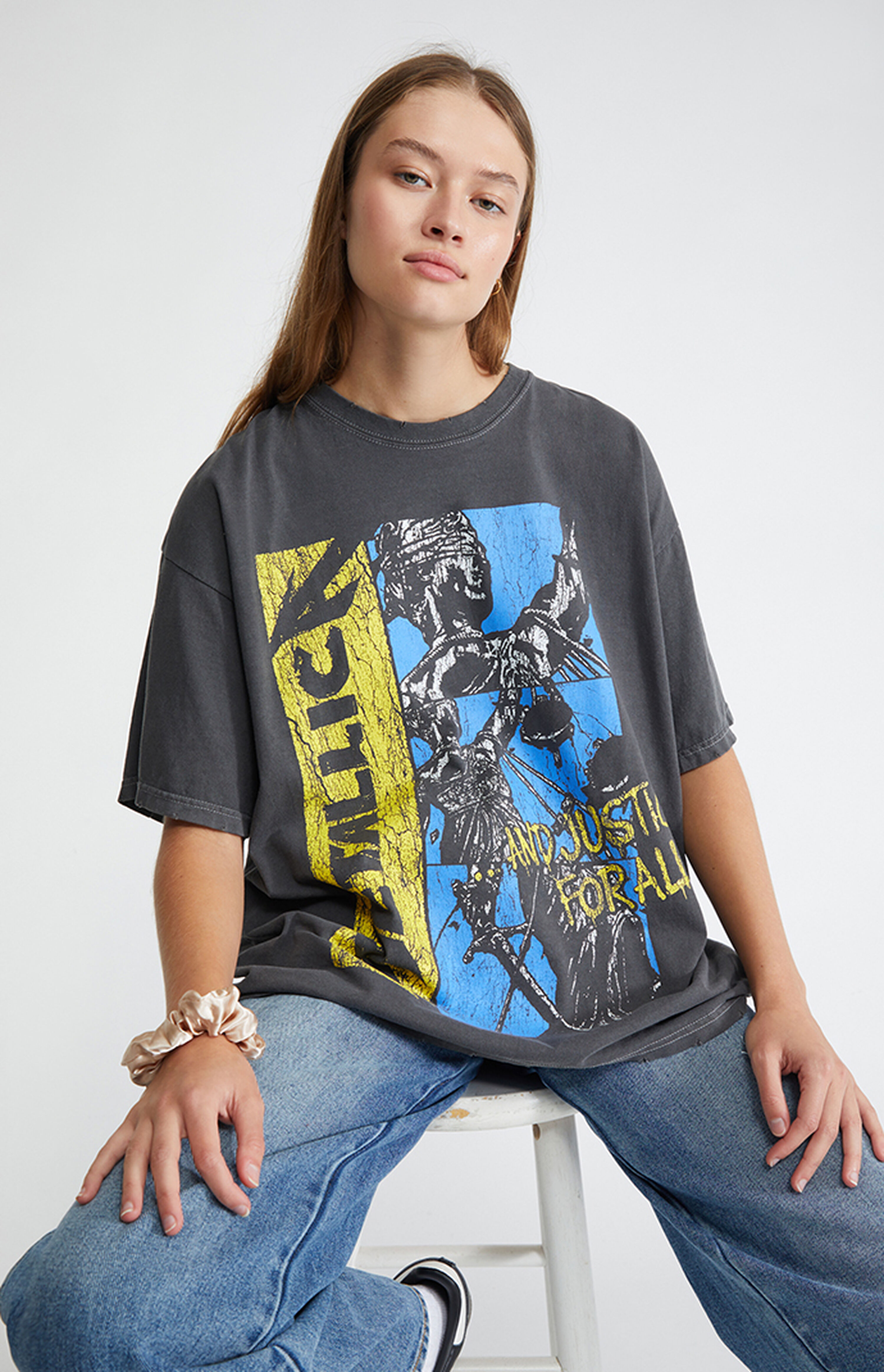 Metallica Band Oversized TShirt PacSun