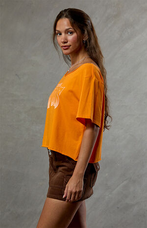 Tennessee Volunteers Off-The-Shoulder Oversized T-Shirt image number 3