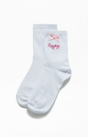 By PacSun Script Bow Socks image number 3