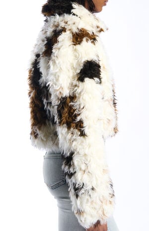 Enora Cow Faux Fur Jacket image number 1