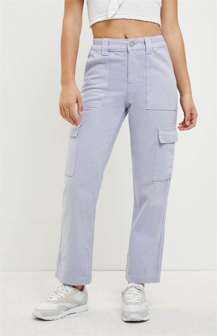 lavender cargo pants