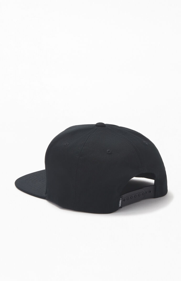 True Black Full Patch Snapback Hat