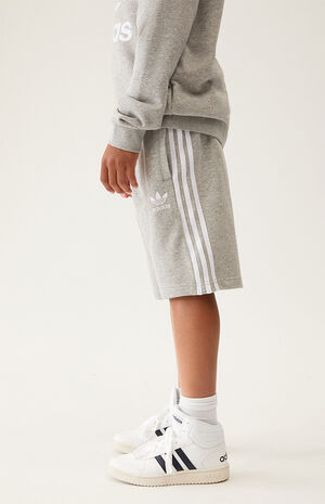 Kids Heather Grey Essentials Sweat Shorts image number 1