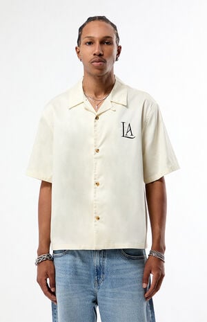 Los Angeles Embroidered Camp Shirt image number 1