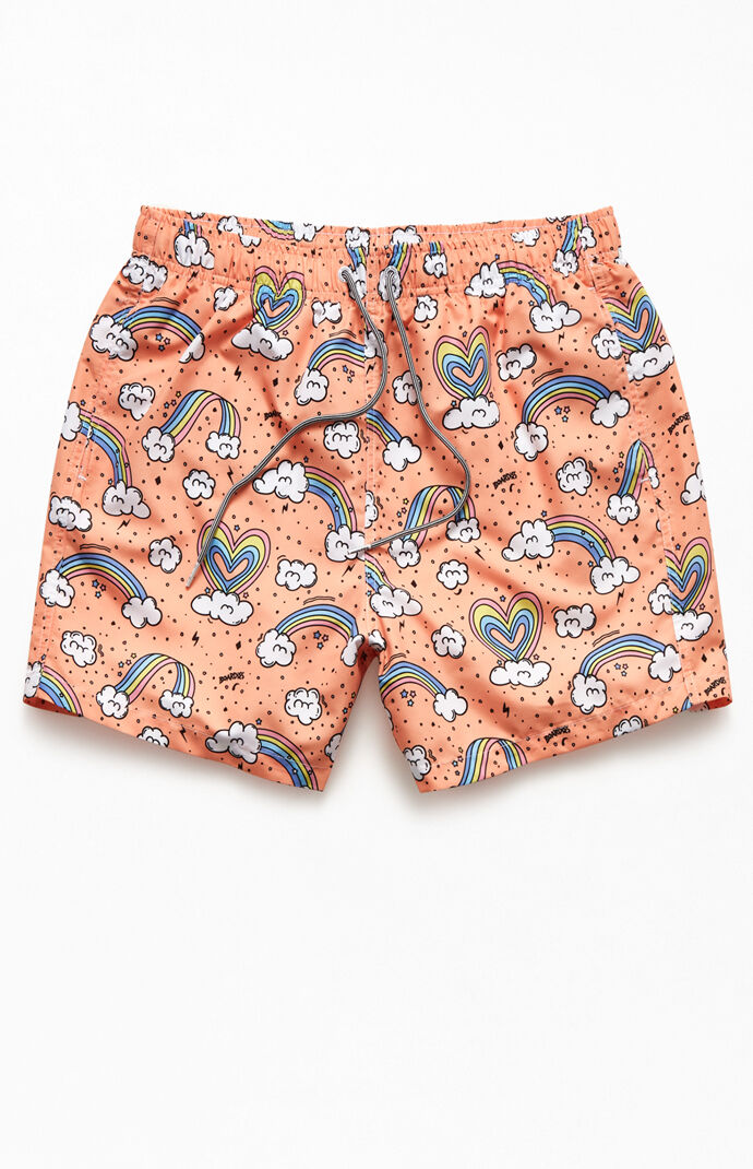 Rainbows & Unicorns 15" Swim Trunks