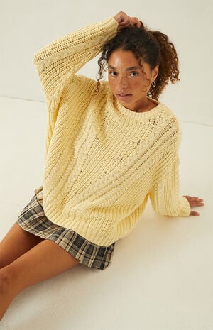 Magnolia Cable Knit Oversized Sweater image number 1