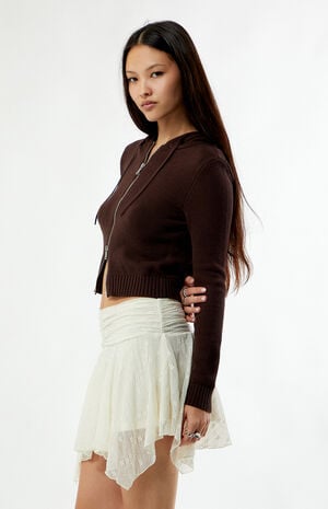 Lace Flowy Mini Skirt image number 4