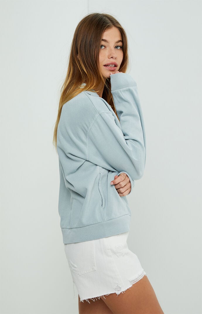 Moon Wash Half-Zip Sweatshirt