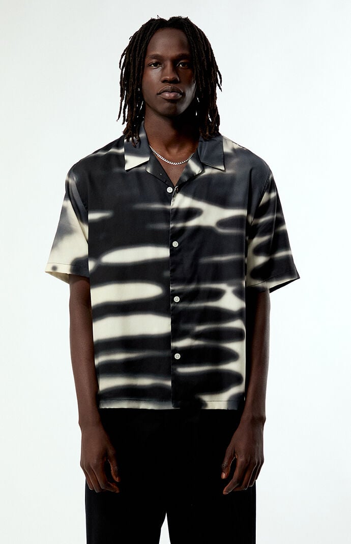Pacsun Cell Short Sleeve Camp Shirt