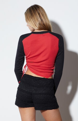 Cherry Long Sleeve Raglan T-Shirt image number 4