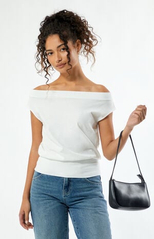 Sunday Off-The-Shoulder T-Shirt image number 1