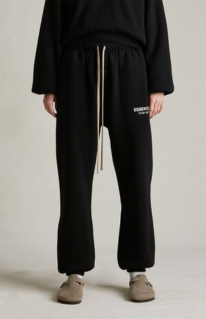 Women's Black Fleece Sweatpants image number 3