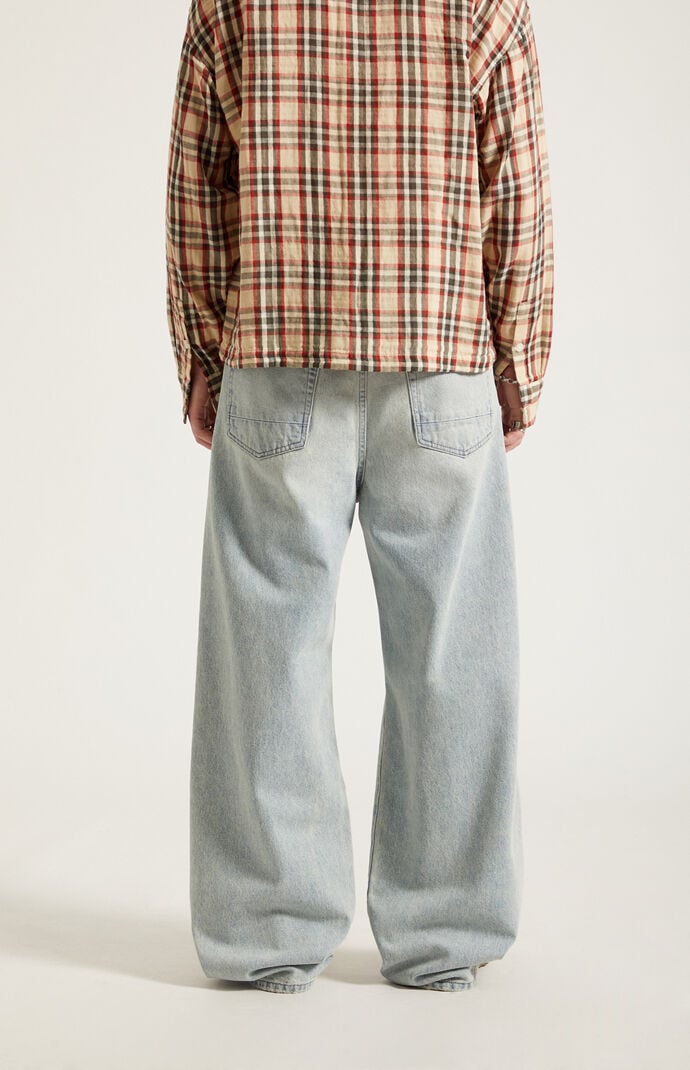 Pacsun Blake Extreme Baggy Jeans Light Blue