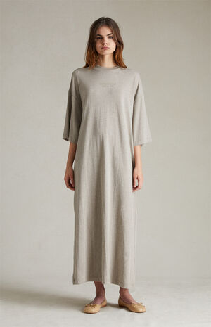 Women's Core Heather 3/4 Sleeve T-Shirt Dress image number 1