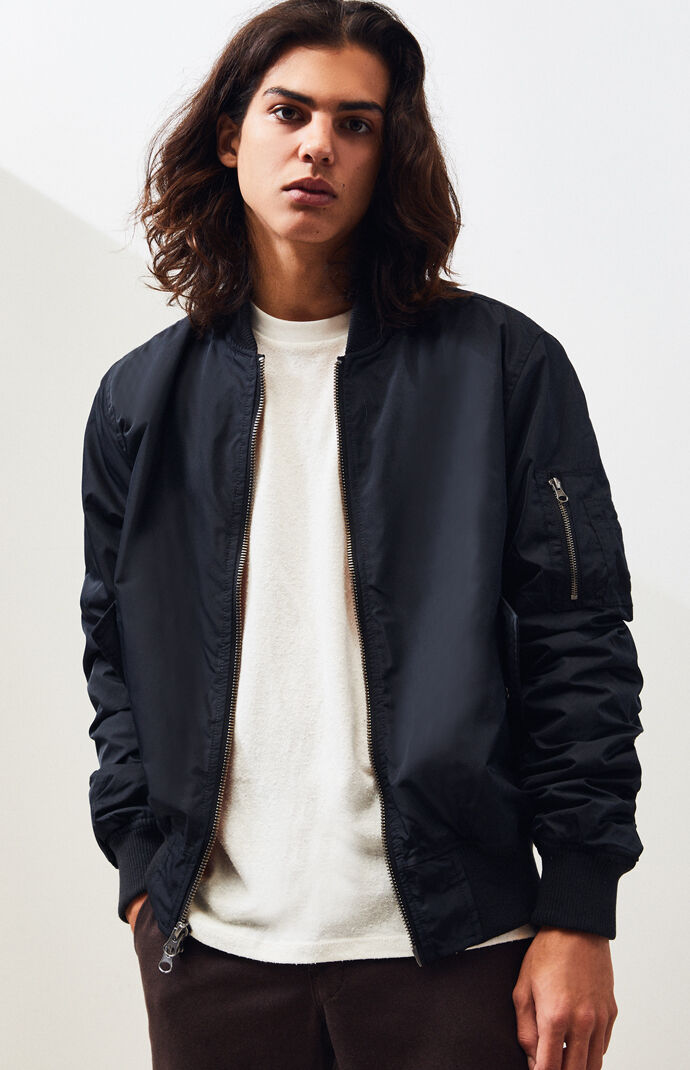 mens bomber sweater