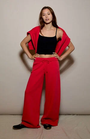 Ultra Soft Fleece Baggy Sweatpants image number 1