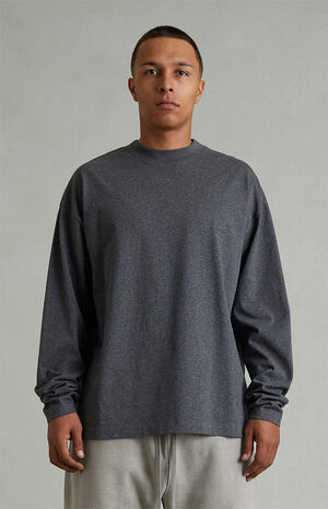 Charcoal Heather Classic Long Sleeve T-Shirt image number 2