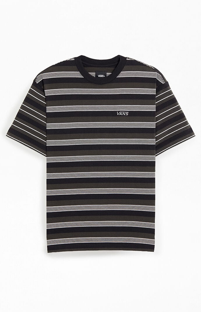 Vans Black Pismo Striped Knit T-Shirt