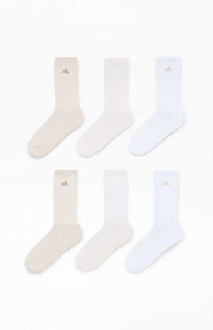 6&nbsp;Pack Classic Cushioned Crew Socks image number 2