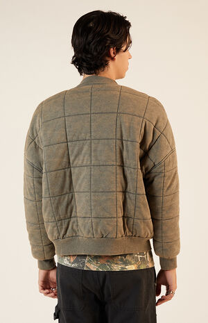Quilted Bomber Jacket image number 4