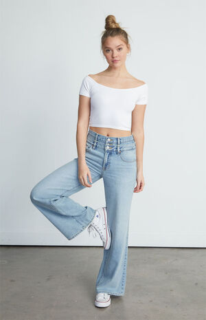 Brittany Seamless Off-The-Shoulder Top image number 4