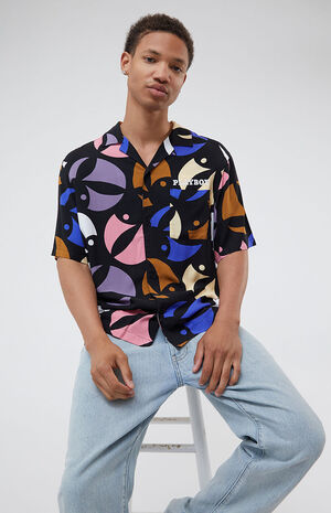 By PacSun Tri Dot Woven Camp Shirt image number 1