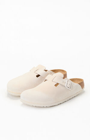 Women's Boston Soft Bed Clog Antique White image number 2