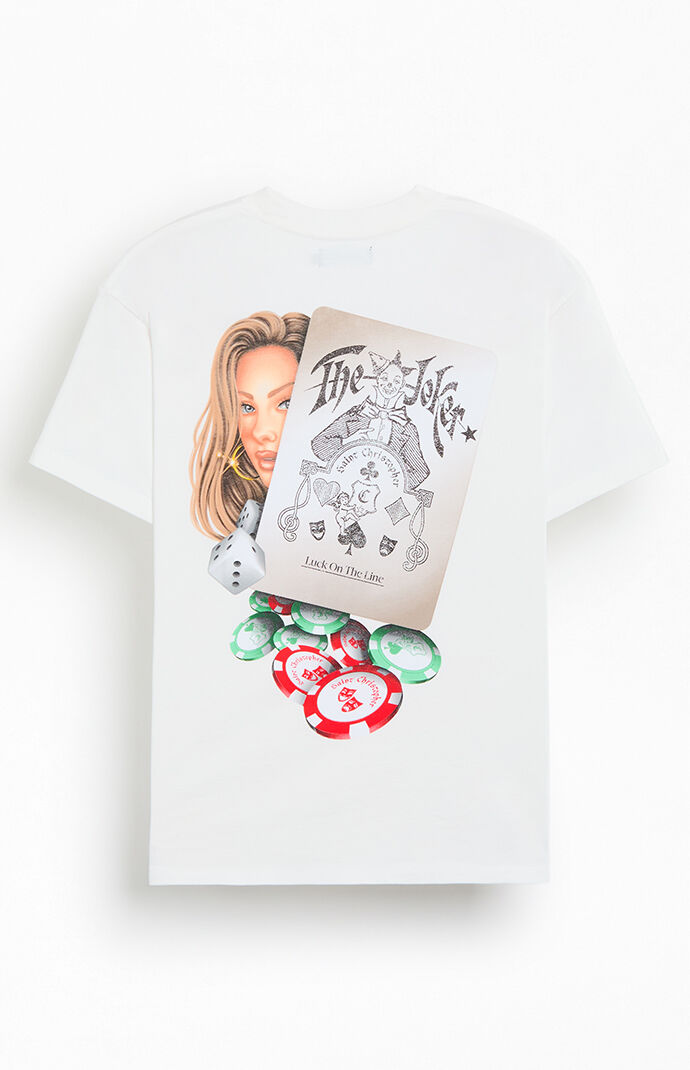SAINT CHRISTOPHER Luck On The Line T-Shirt | Pacsun