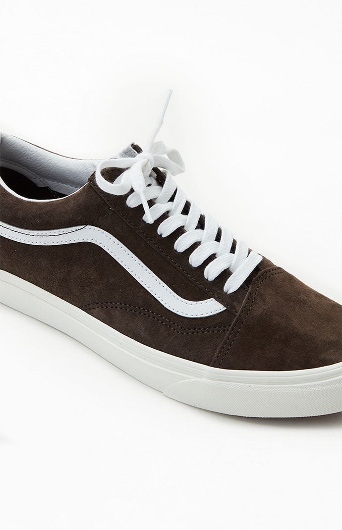 Vans authentic online brown pig suede