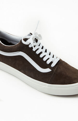Vans brown suede clearance