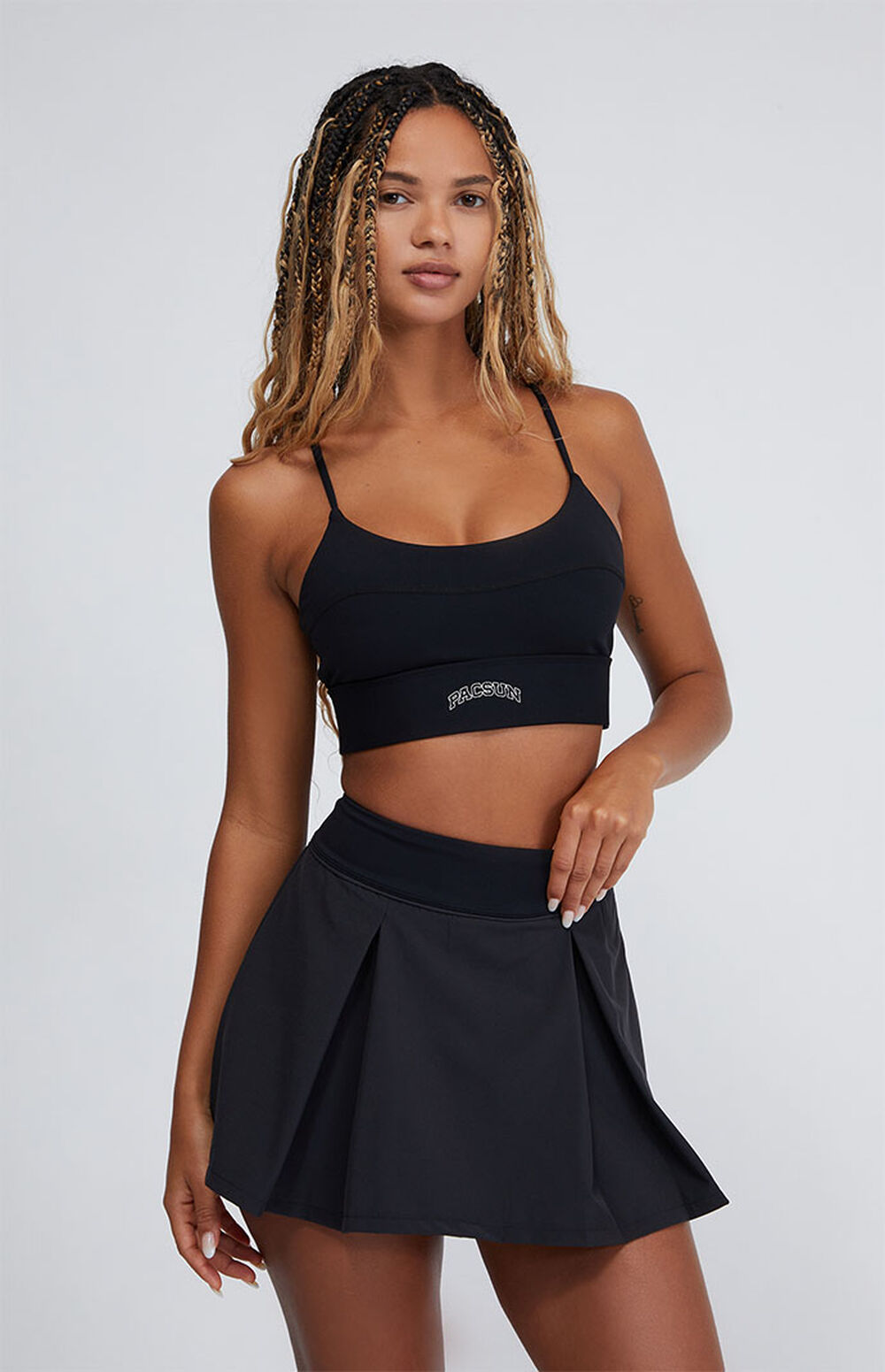 LA Hearts by PacSun Active Match Up Tennis Skirt PacSun