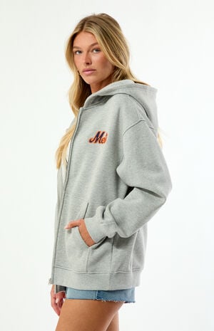 x MLB NY Mets Zip Up Hoodie image number 4