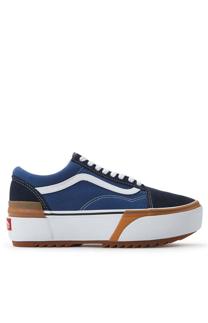 leather old skool stacked