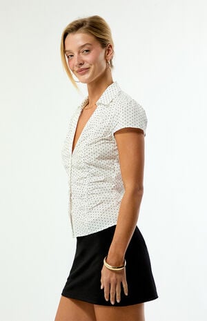 Sabrina Button Up Polo Shirt image number 3